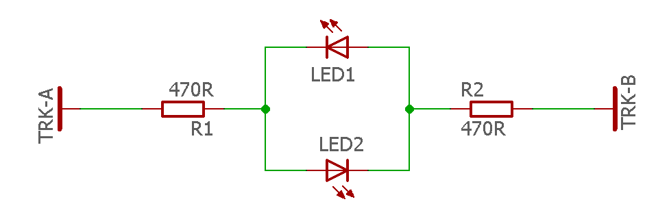 DCC Track Monitor - Schematic